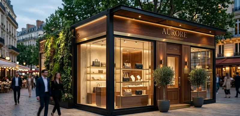 Comment transformer une structure modulaire en vitrine de luxe